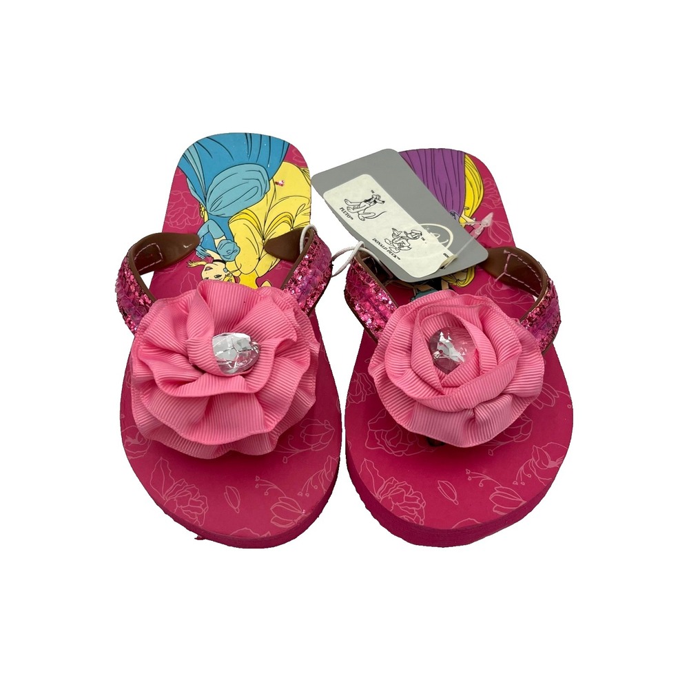 Disney‎ Princess Flip Flop Sandal Pink Size 13/1 New - Picture 2 of 2